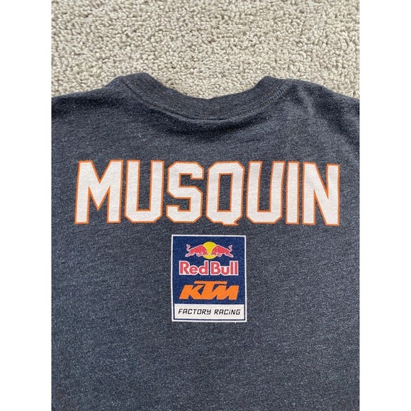 Red Bull Factory Racing Shirt Mens Large Gray Blue Motocross MX Musaquin KTM - Picture 7 of 13